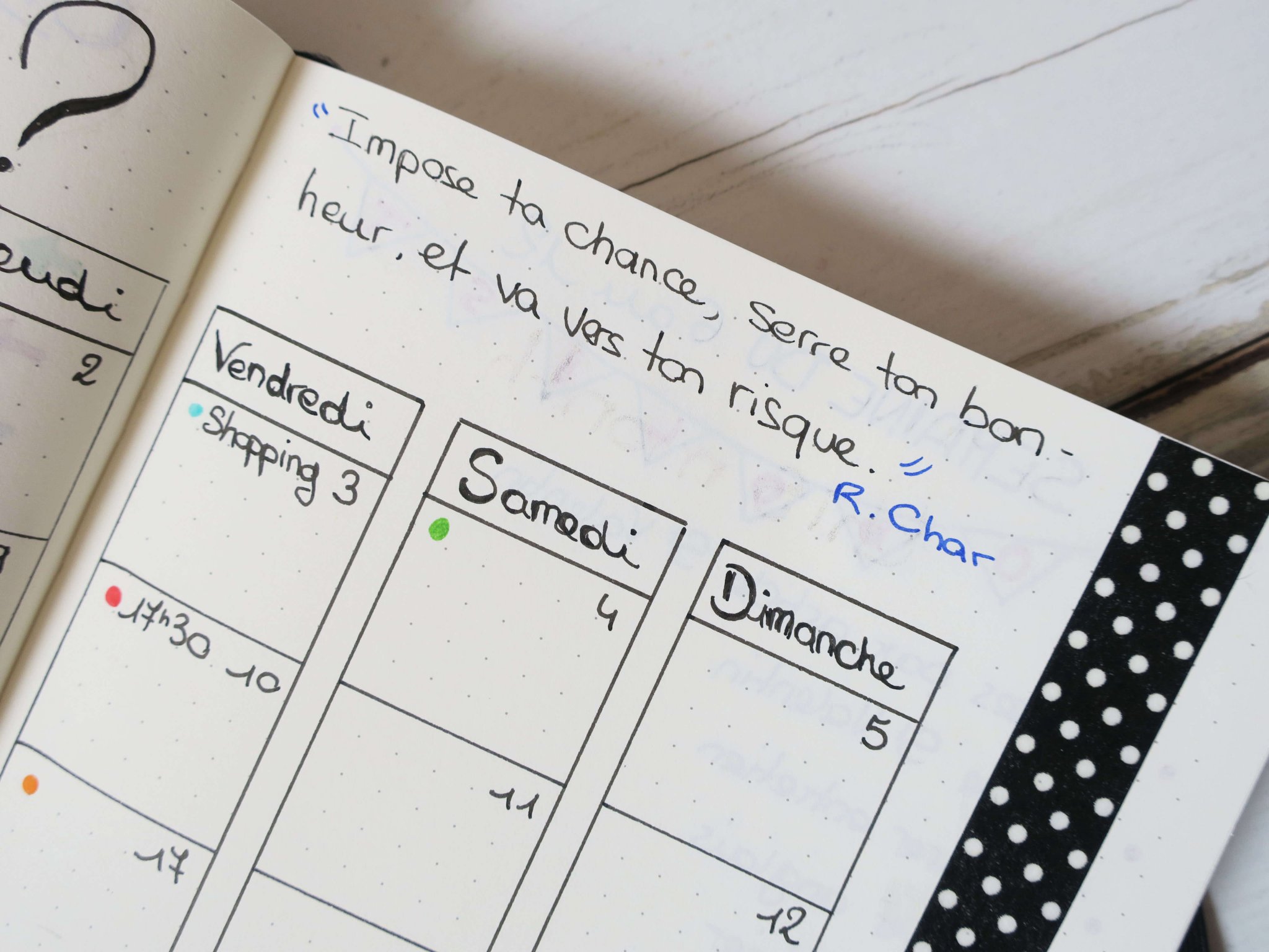 Février dans mon bullet journal - Lulalovegood