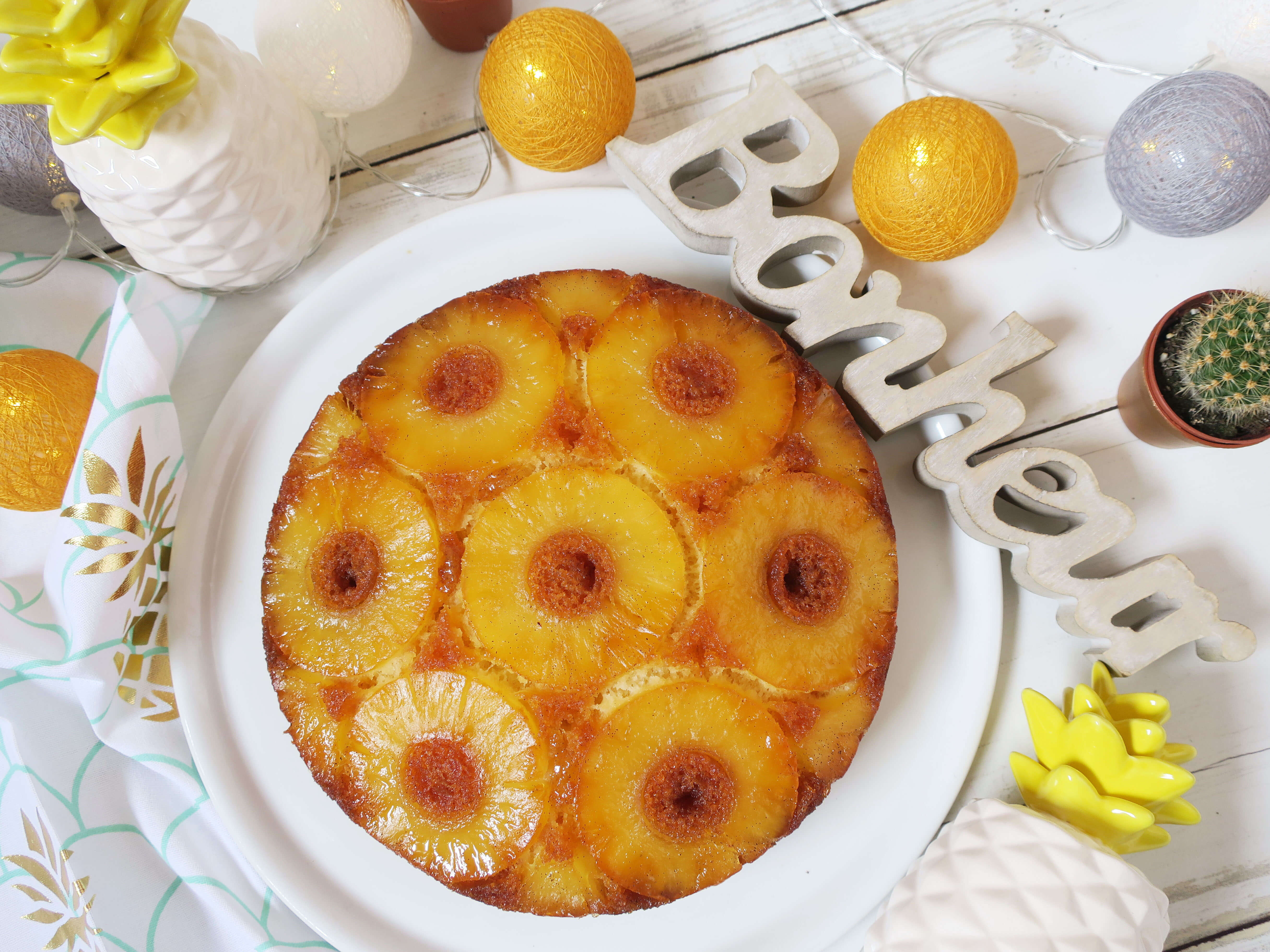 recette gâteau à l'ananas