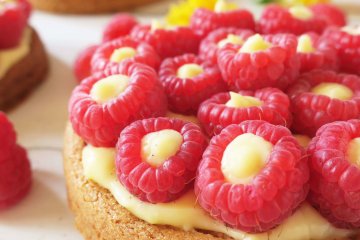 recette tartelettes aux framboises