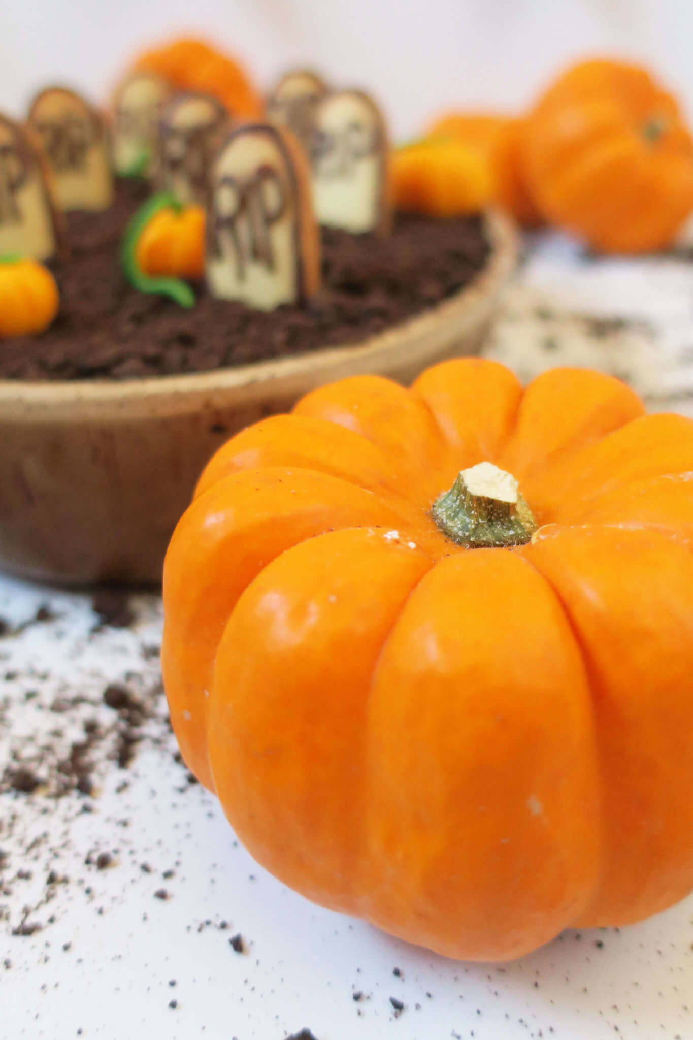 mousse au chocolat halloween