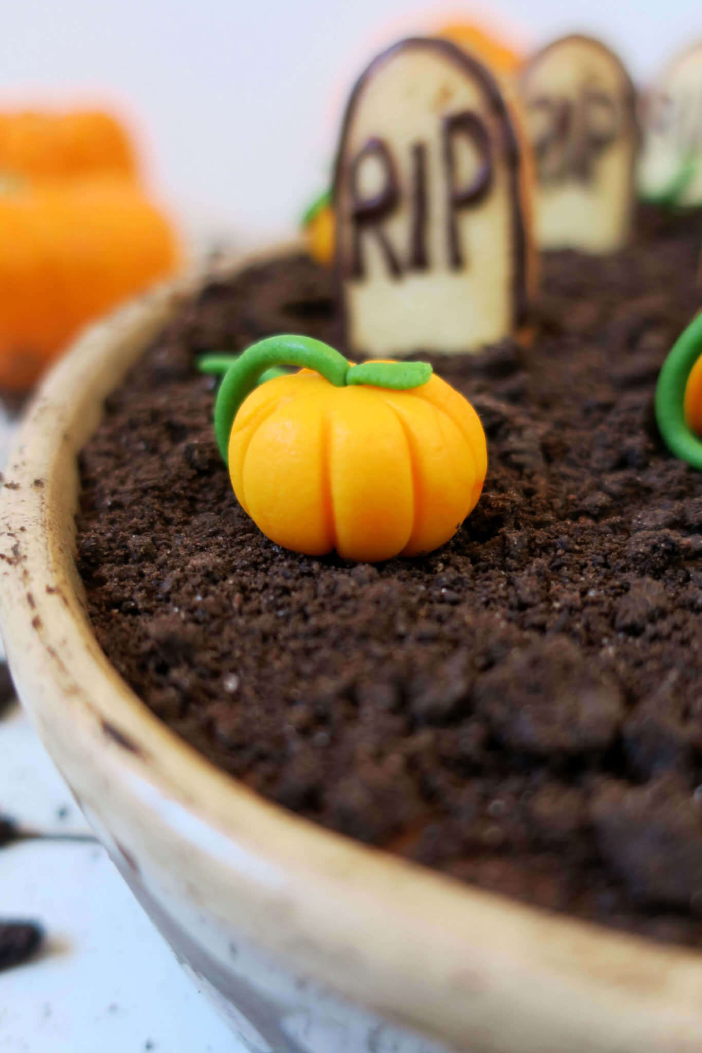 mousse au chocolat halloween