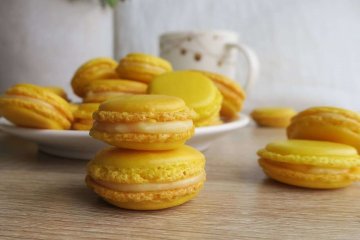 macarons au citron