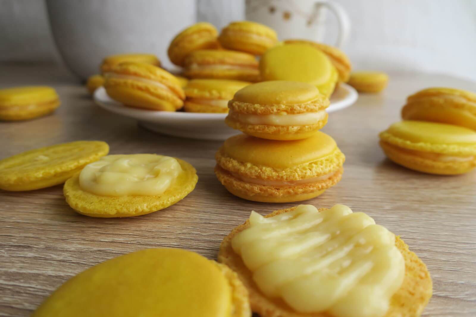 macarons au citron