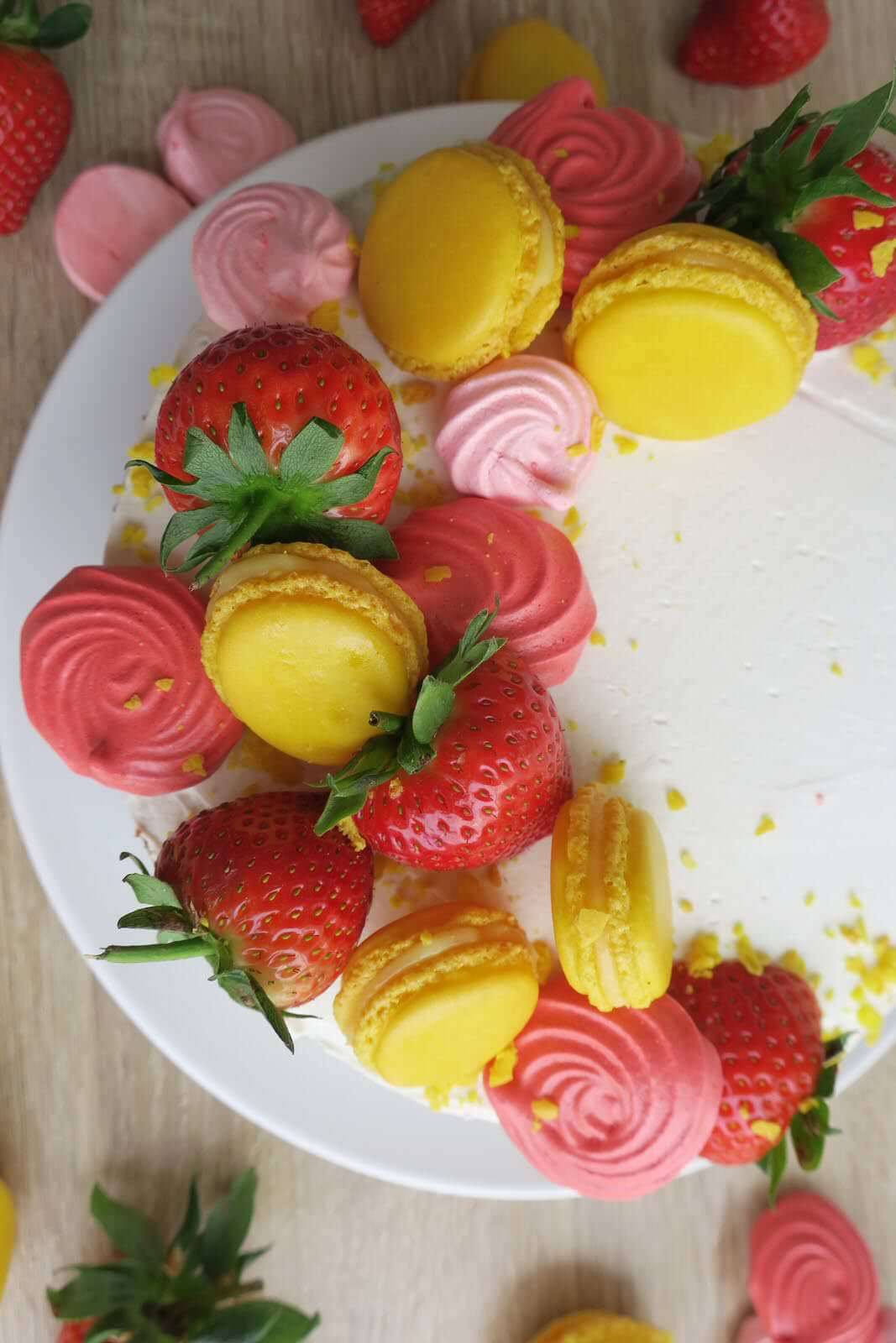 layer cake aux fraises