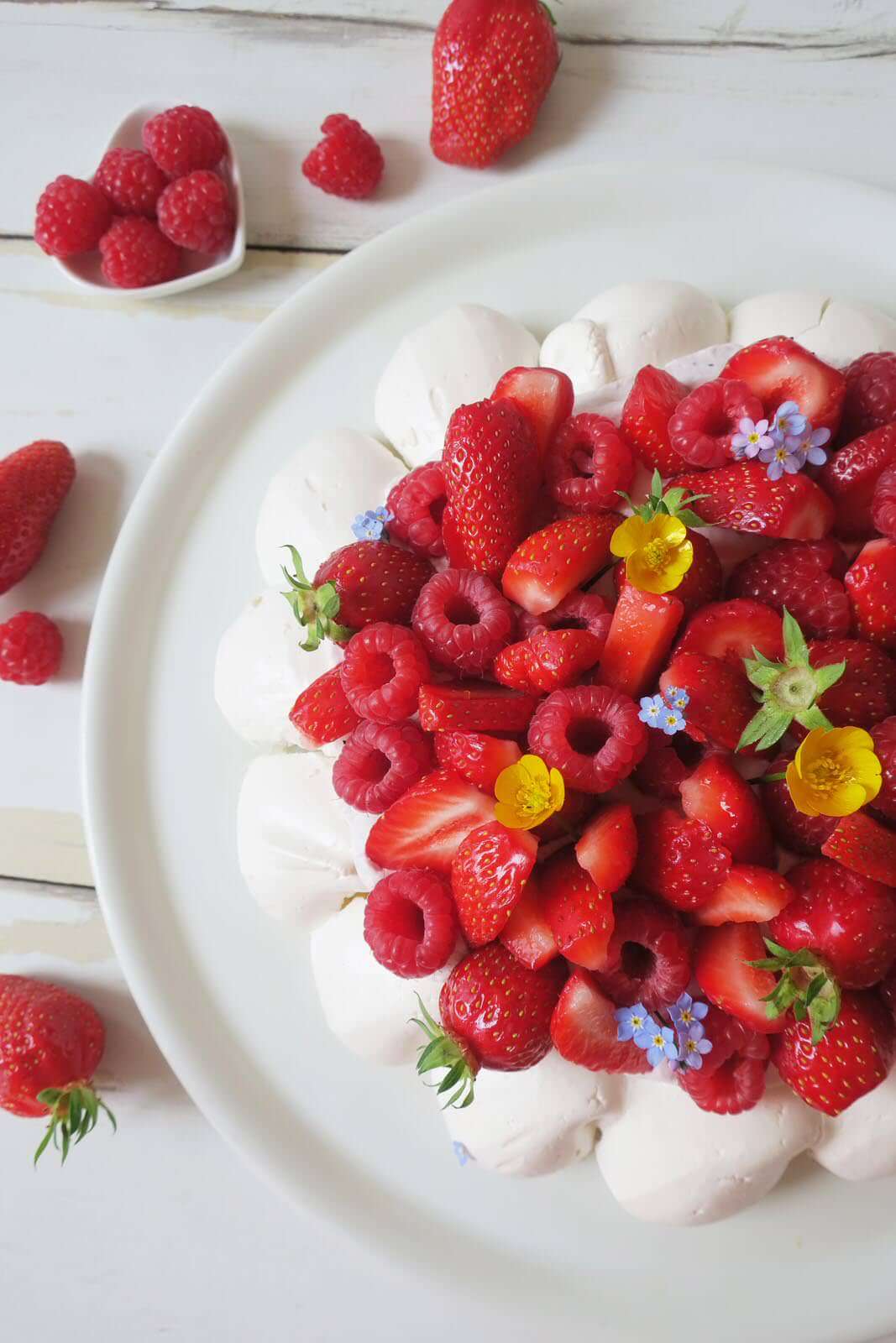 pavlova aux fruits rouges