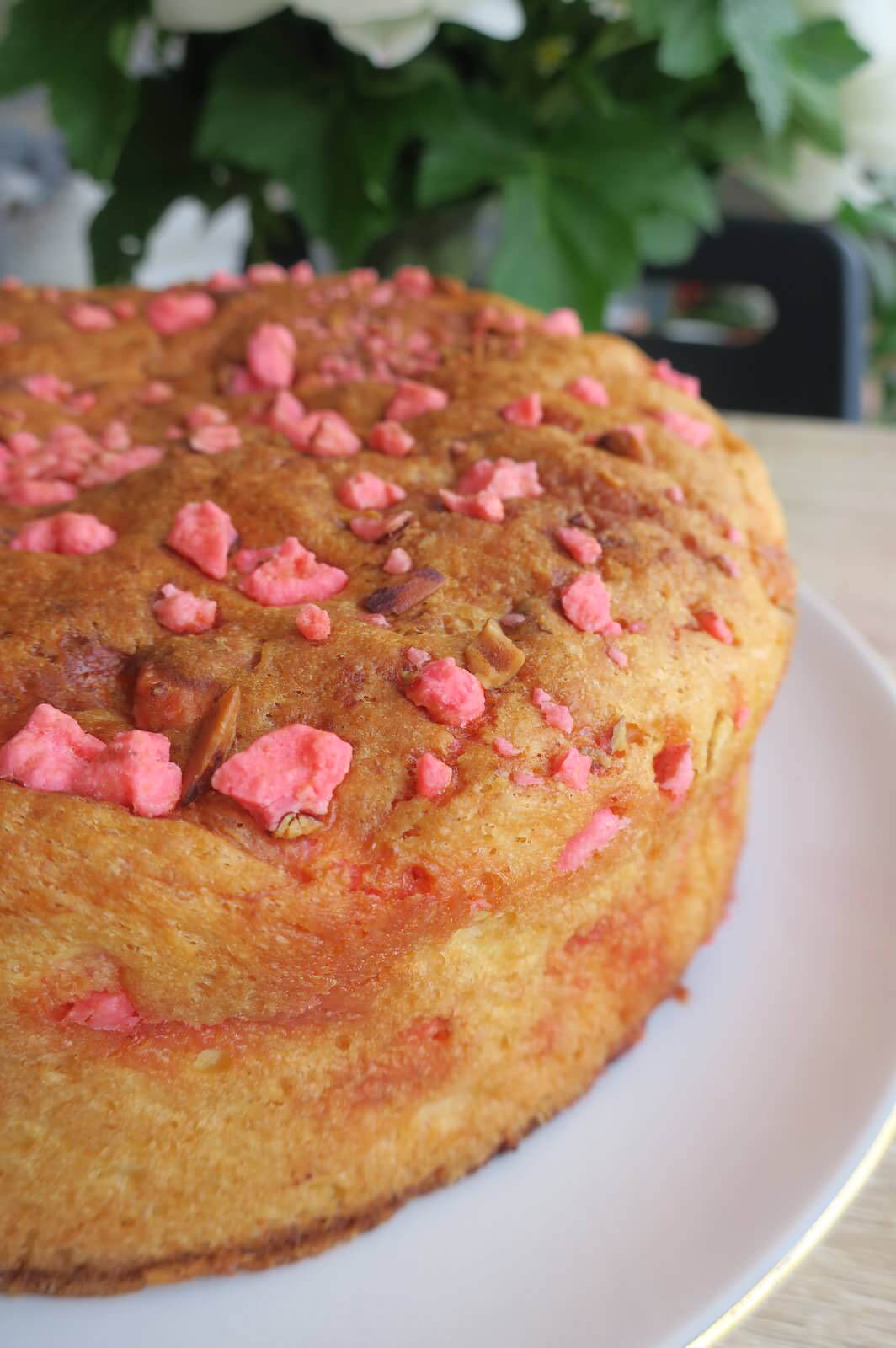 brioche aux pralines roses