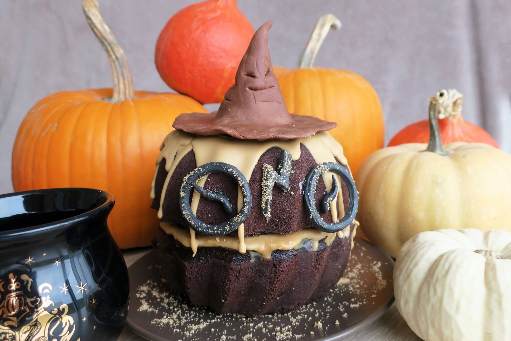 molly cake au chocolat halloween harry potter