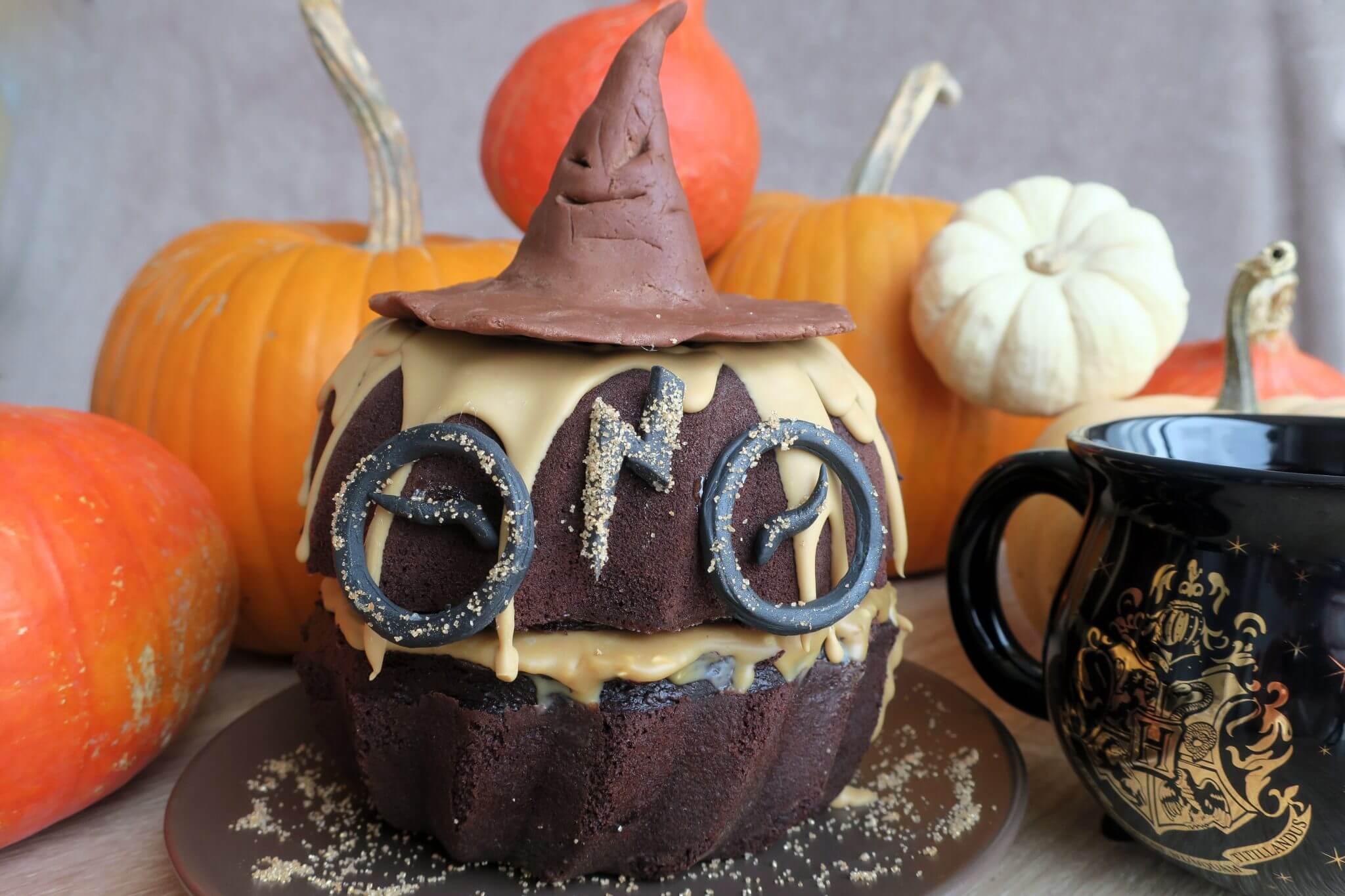 molly cake au chocolat halloween harry potter