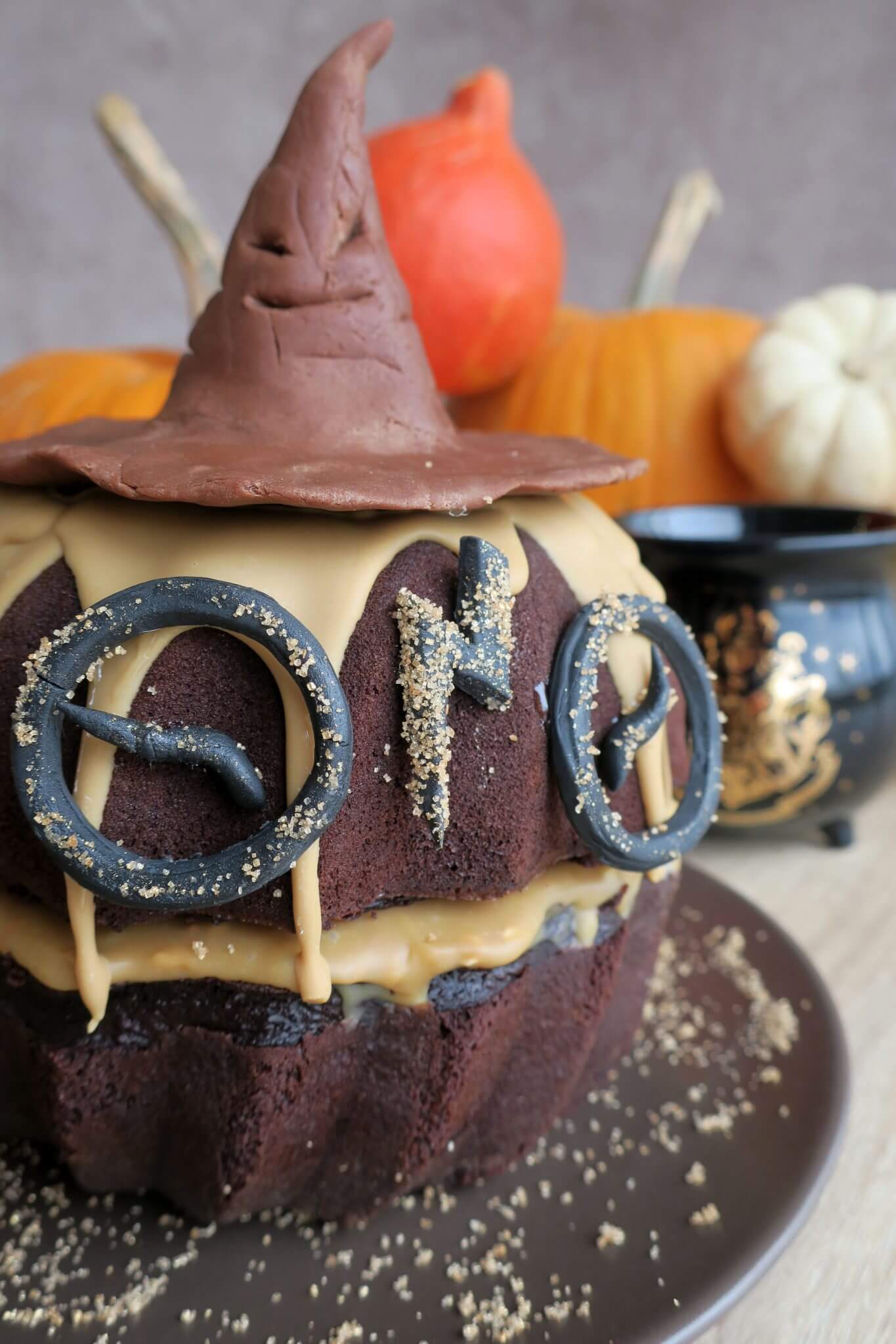 molly cake au chocolat halloween harry potter