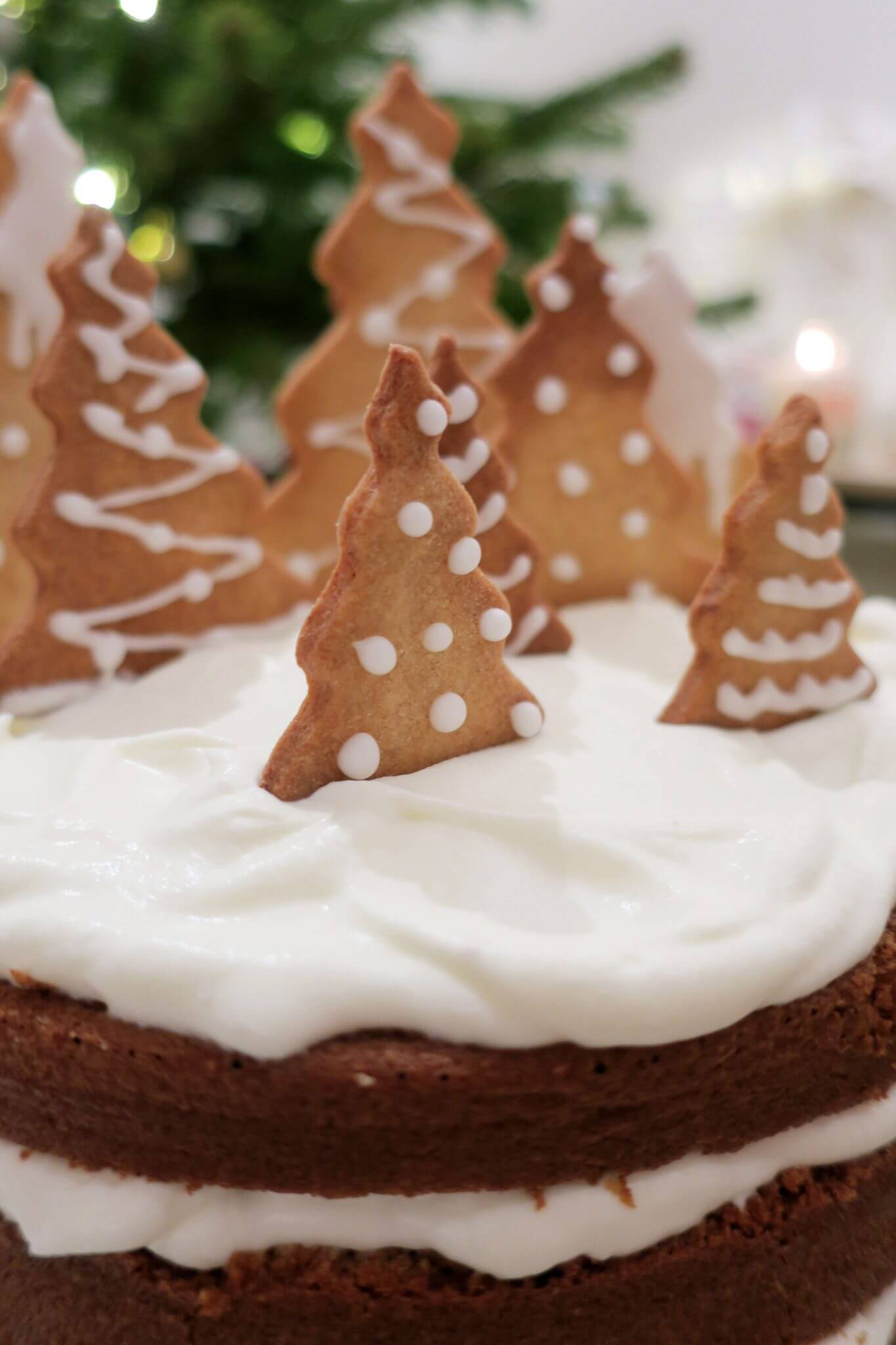 layer cake de Noël à la cannelle