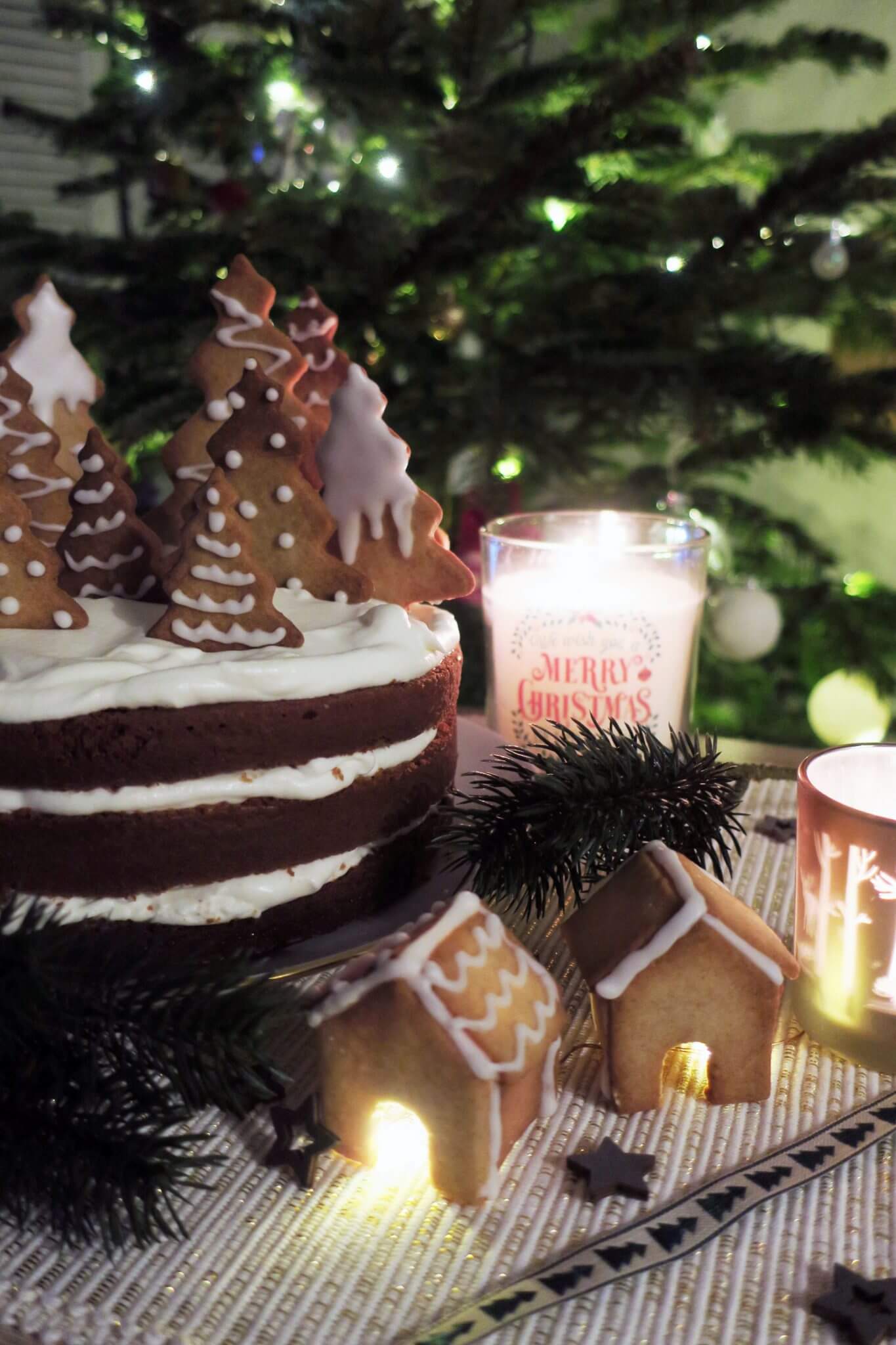 layer cake de Noël à la cannelle