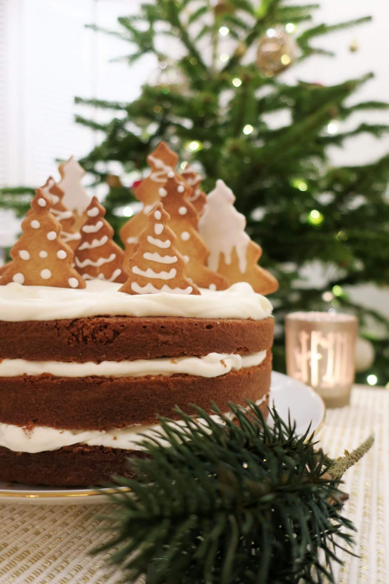 layer cake à la cannelle Noël