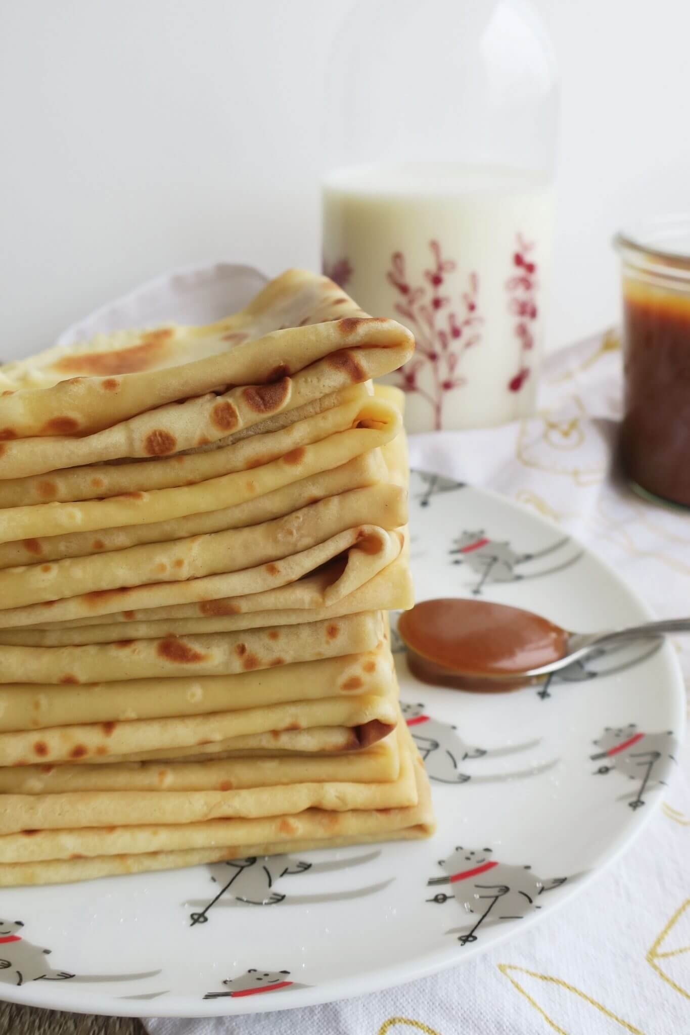 Recette de crêpes moelleuses