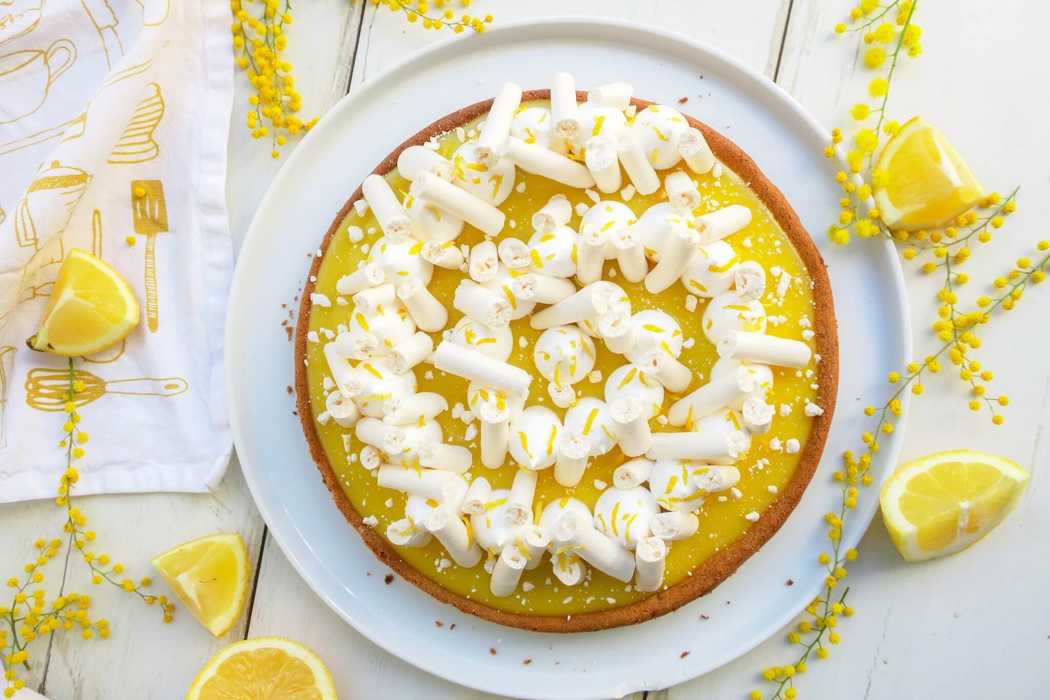 tarte au citron meringuée