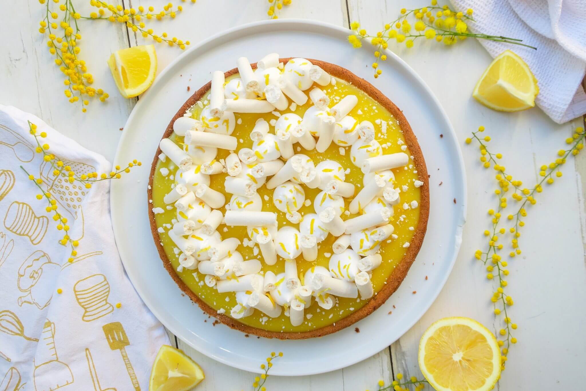 tarte au citron meringuée