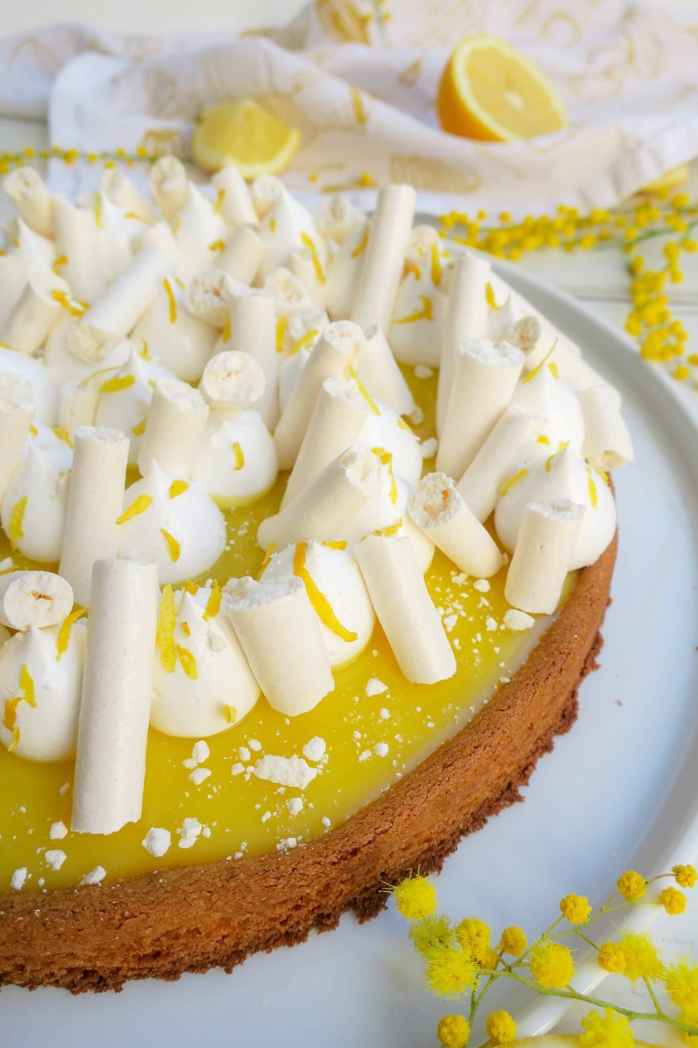 tarte au citron meringuée