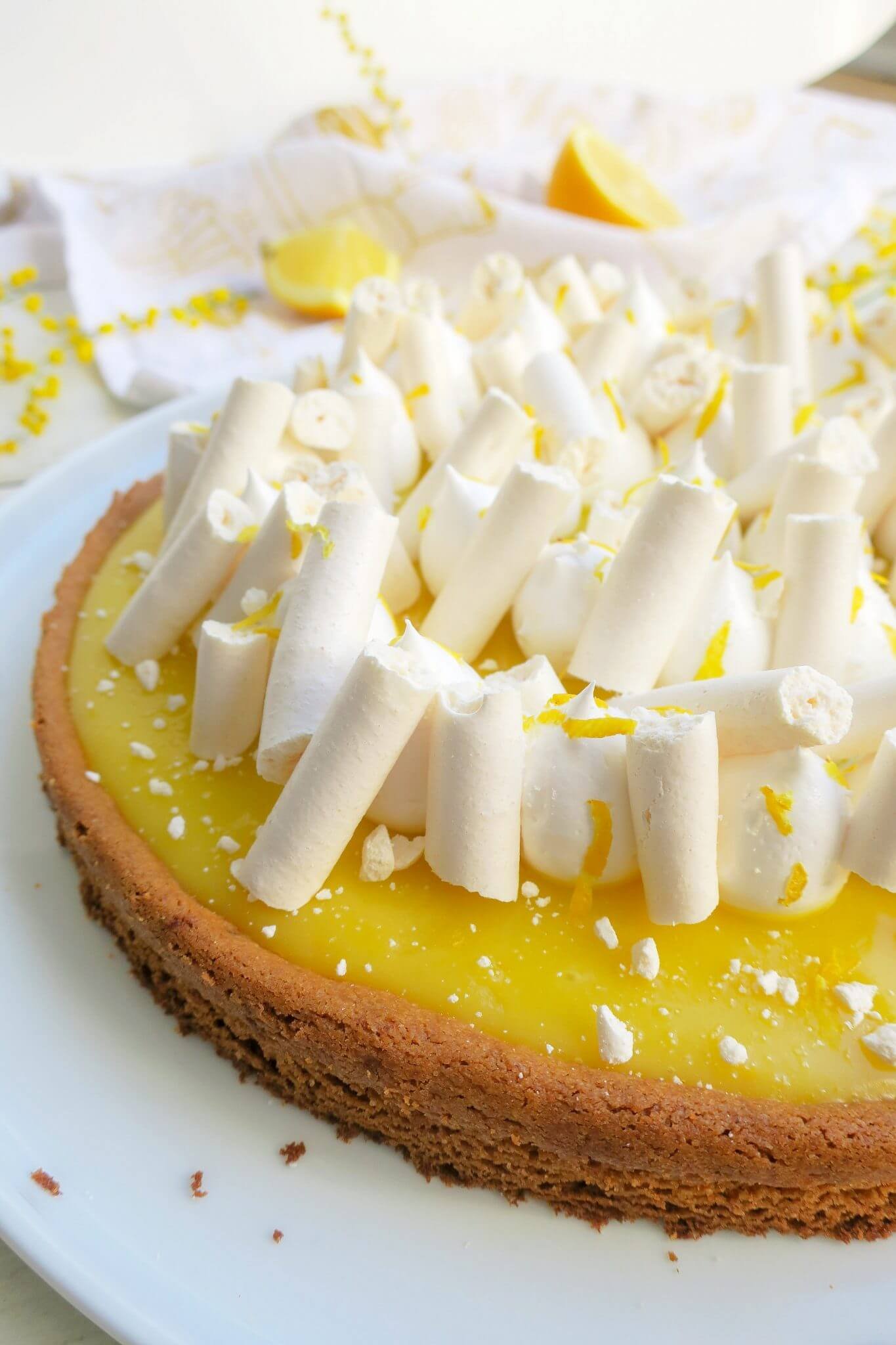 tarte au citron meringuée