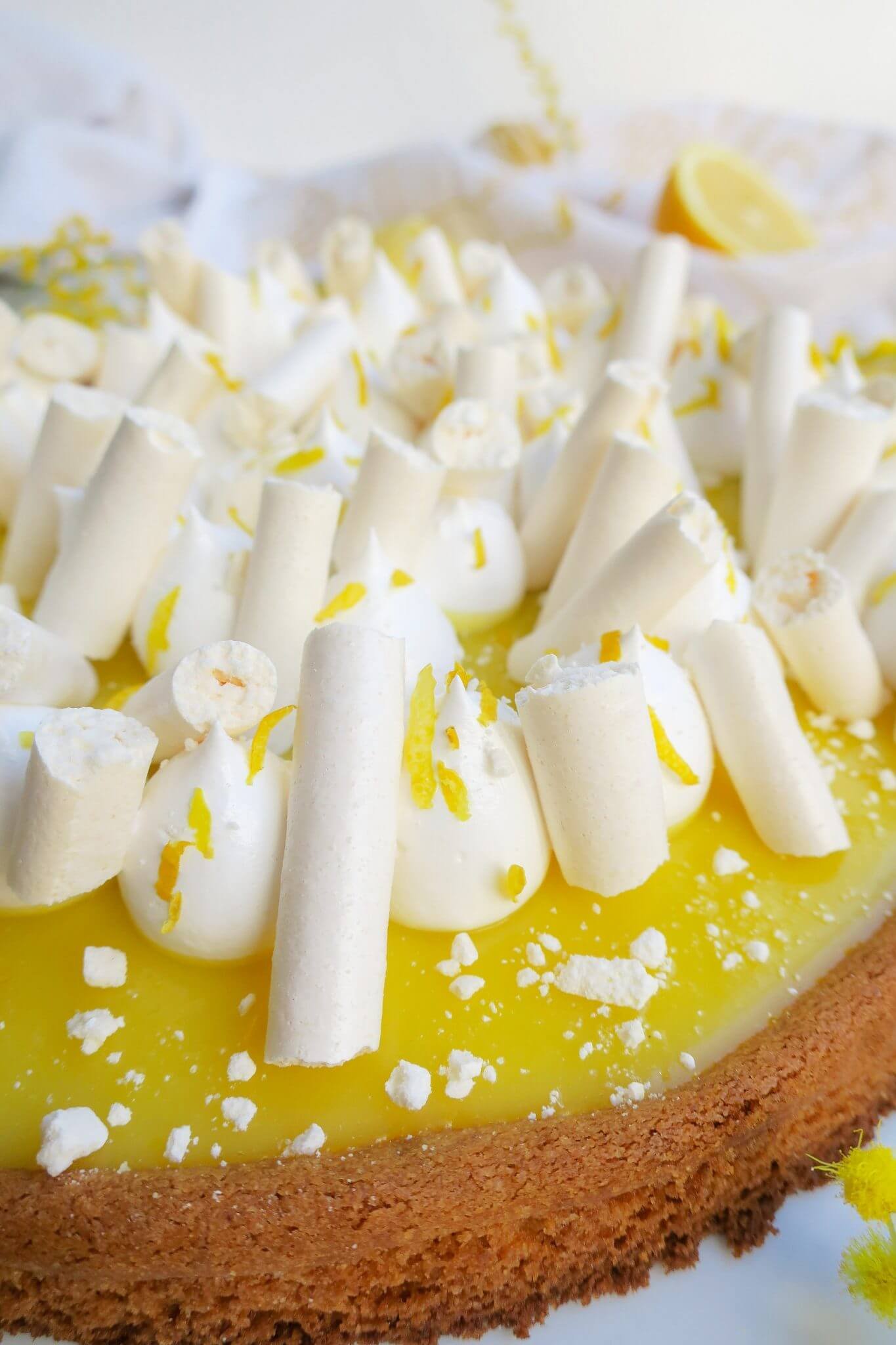 tarte au citron meringuée