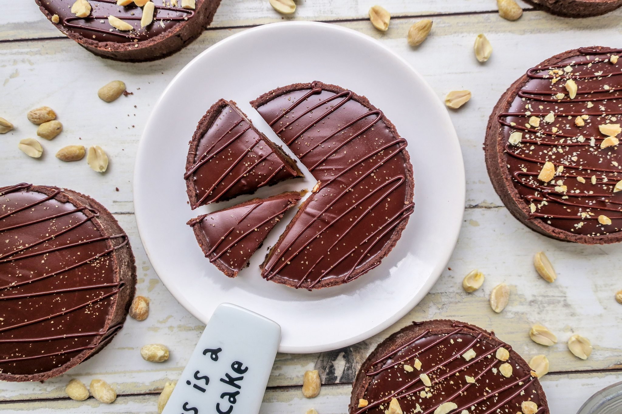 tarte façon snickers