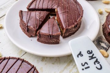 tarte façon snickers