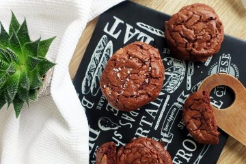 recette cookies brownies