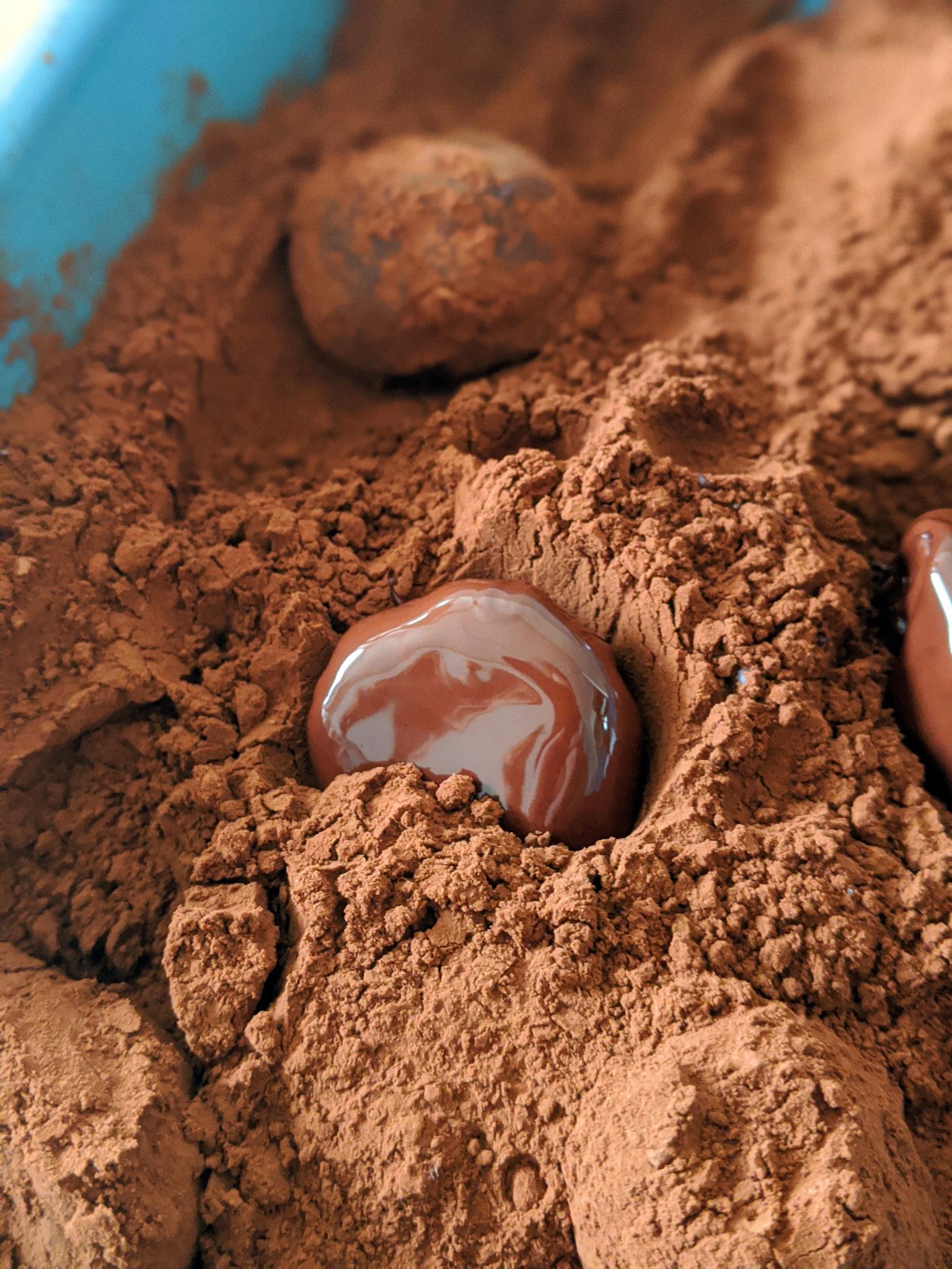 Truffes au chocolat noir à l'orange - Trois fois par jour